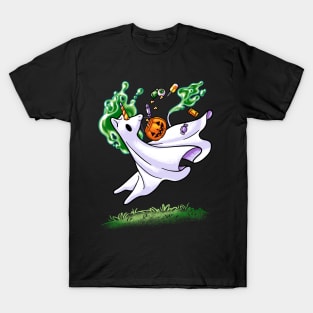 Boonicorn - Cute Ghost Unicorn with Candy T-Shirt